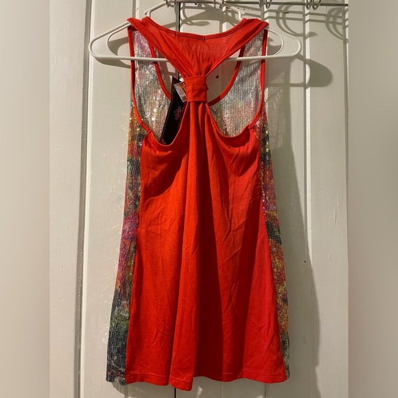 Almost Famous sequin bling tank top-small NWT - Picture 4 of 7